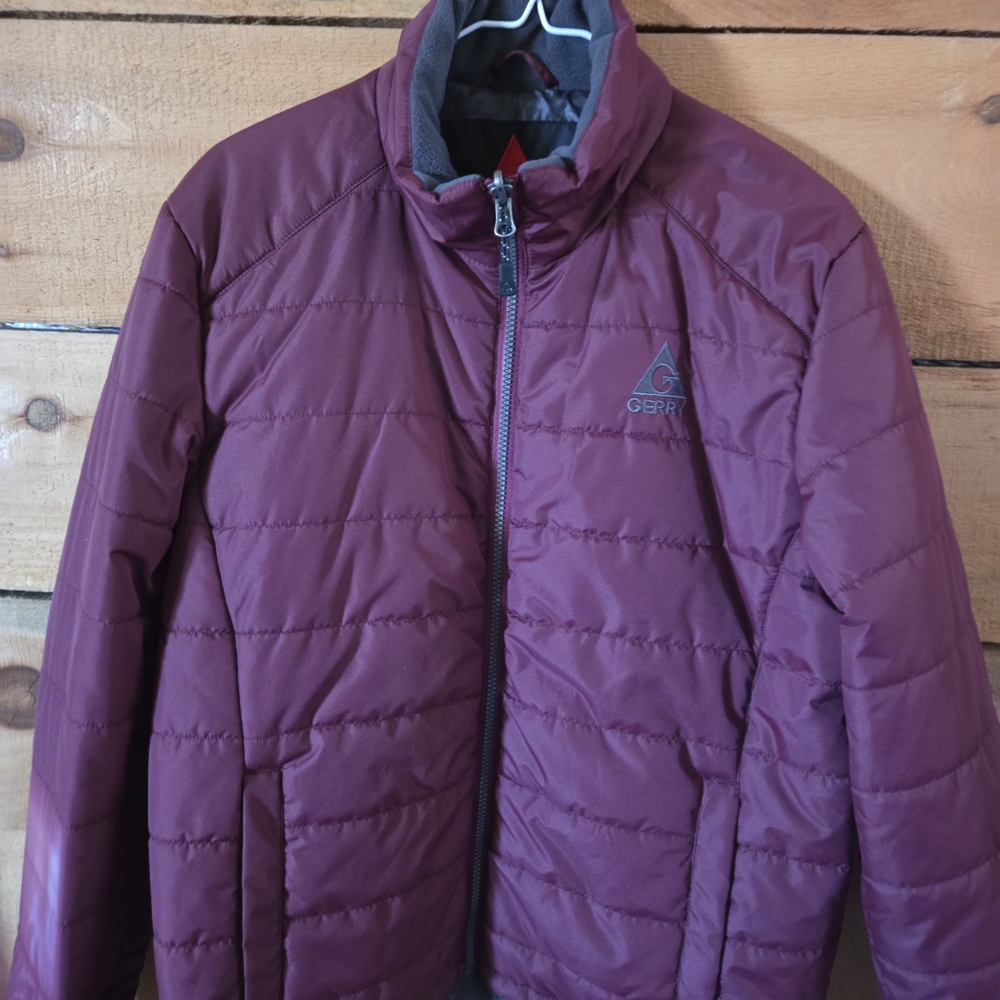 Gerry Weber Men's Maroon Puffer Jacket